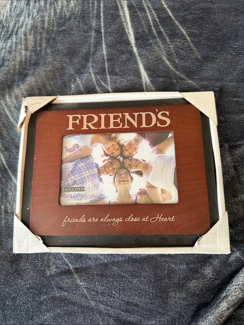 FRIEND'S Wooden Picture Frame by Malden - Brown **NWT**